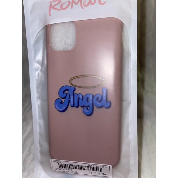 Pink Angel Graphic iPhone 11 Pro Max Case 💜 - Picture 13 of 17